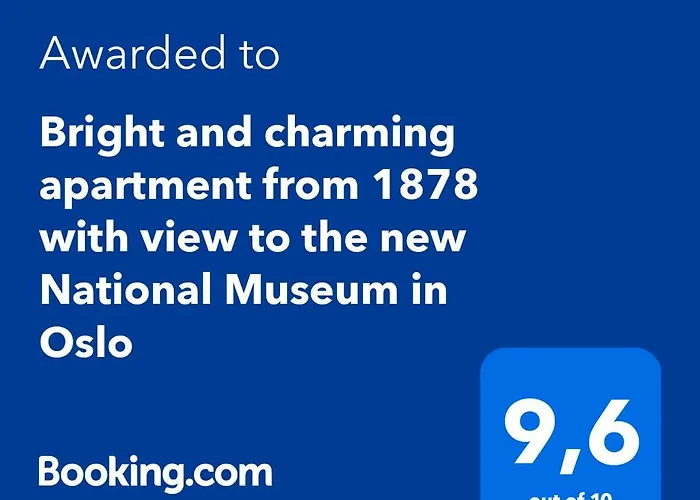 Bright And Charming From 1878 With View To The New National Museum In Apartamento Oslo