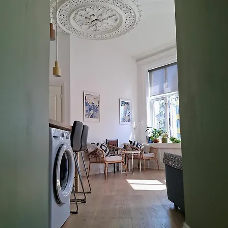 Apartment Bright And Charming From 1878 With View To The New National Museum In